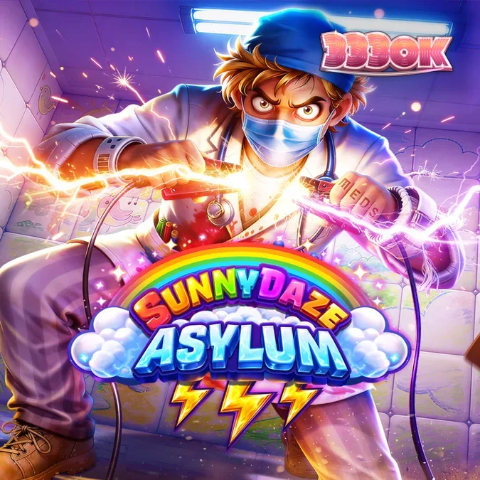 Sunnydaze Asylum স্লট গেমের একটি দৃশ্য